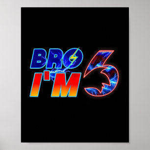 Brother Im 6th Birthday Boy Family Matching Party  Poster
