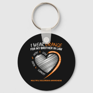Brother In Law Multiple Sclerosis Apparel Ms Aware Key Ring