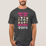 Brother In Law Of The Birthday Girl Dog Paw Bday T-Shirt<br><div class="desc">Brother In Law Of The Birthday Girl Dog Paw Bday Party Gift. Perfect gift for your dad,  mum,  papa,  men,  women,  friend and family members on Thanksgiving Day,  Christmas Day,  Mothers Day,  Fathers Day,  4th of July,  1776 Independent day,  Veterans Day,  Halloween Day,  Patrick's Day</div>