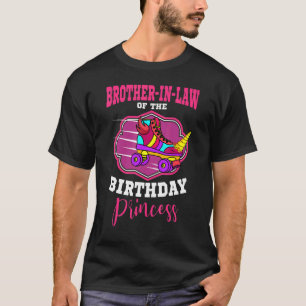 Brother In Law Of The Birthday Princess Roller Ska T-Shirt