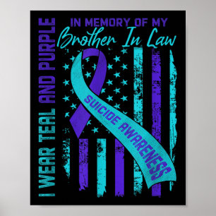 Brother In Law Suicide Awareness Prevention Americ Poster