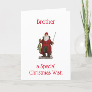 "BROTHER" ***KEEP IT REEL** FOR FISHERMAN'S WISH HOLIDAY CARD