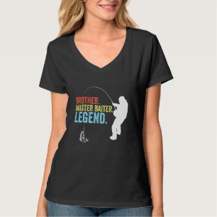 Brother Master Baiter Legend Mens Fishing Gag T-Shirt