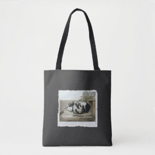 Brother May I Have Some Oats Funny Vintage Pig Mem Tote Bag