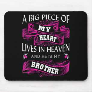 Brother Memorial Day My Guardian Angel A Big Piece Mouse Pad