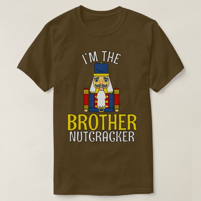Brother Nutcracker Matching Family Christmas T-Shirt (Design Front)