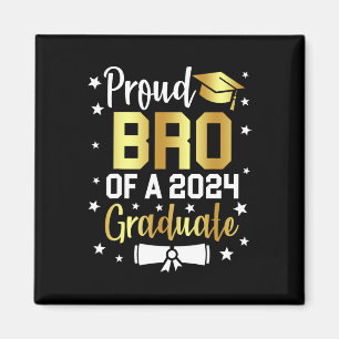 Brother Of 2024 Graduate Family Senior Graduation  Magnet