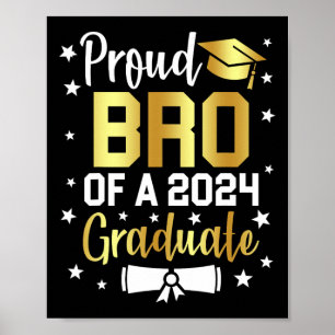 Brother Of 2024 Graduate Family Senior Graduation Poster