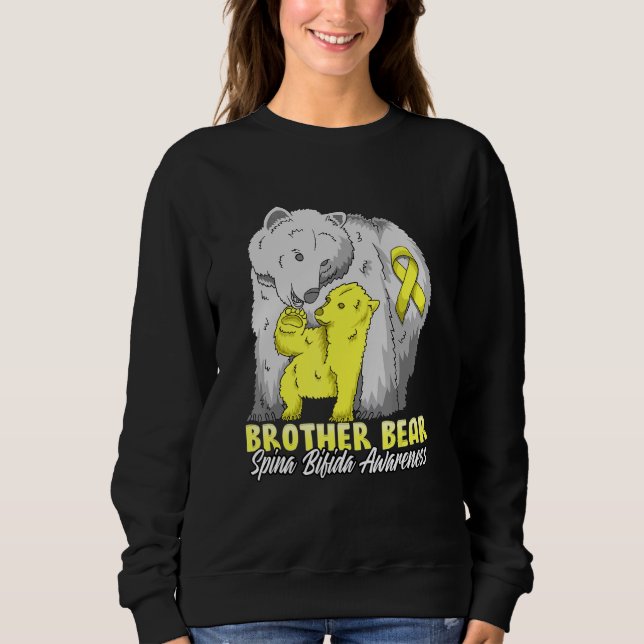 Brother Of A Child With Spina Bifida Related Broth Sweatshirt (Front)
