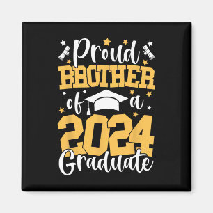 Brother Of A Cl Of 2024 Graduate Matching Family Magnet