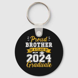 Brother Of A Cl Of 2024 Graduate Senior Graduation Key Ring