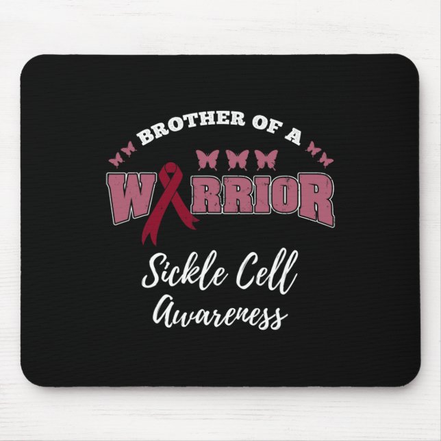 Brother Of A Warrior Sickle Cell Awareness  Mouse Pad (Front)