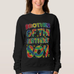 Brother of Birthday Boy Tie Dye Party Kids Family  Sweatshirt<br><div class="desc">Brother of Birthday Boy Tie Dye Party Kids Family Matching</div>