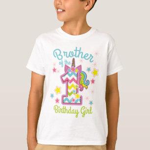 Brother of First birthday Unicorn T-Shirt