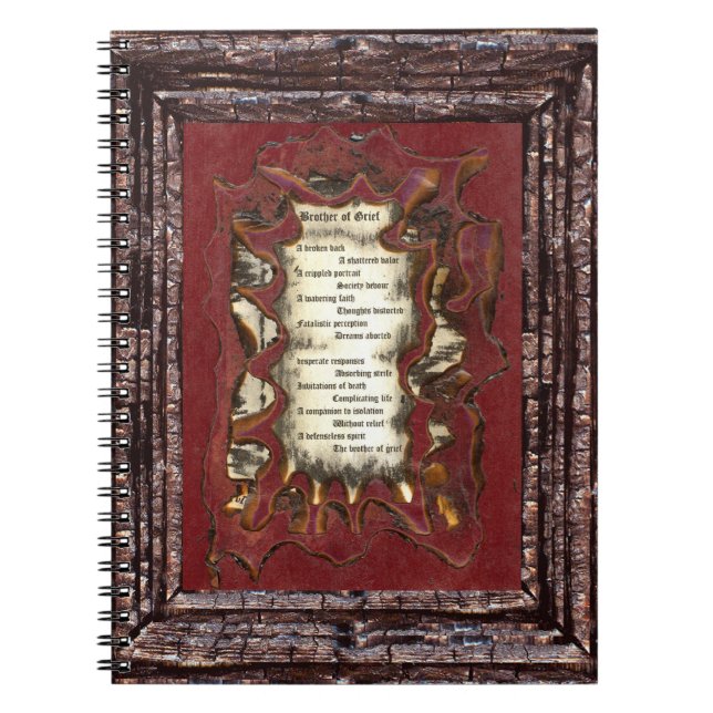 Brother of Grief Spiral Notebook (Front)