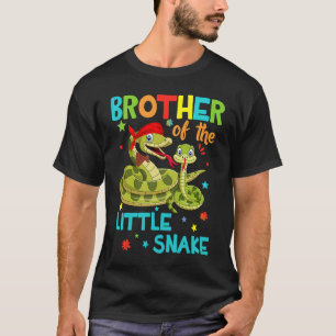 Brother Of Little Snake Birthday Family Matching T-Shirt