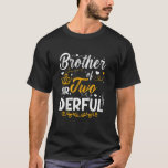 Brother Of Mr Two Derful 2nd Birthday Party Theme  T-Shirt<br><div class="desc">Brother Of Mr Two Derful 2nd Birthday Party Theme Girl.</div>