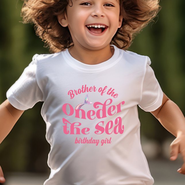 Brother of Oneder The Sea Mermaid birthday girl T-Shirt (Creator Uploaded)