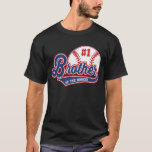 Brother of Rookie of Year 1st Birthday Baseball T-Shirt<br><div class="desc">Brother of Rookie of Year 1st Birthday Baseball</div>