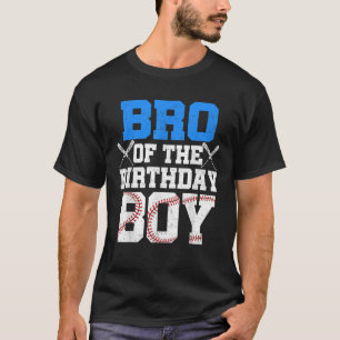 Brother of the Birthday Boy Baseball Jersey Vintag T-Shirt
