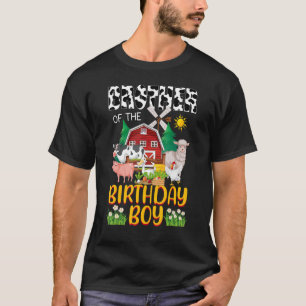 Brother Of The Birthday Boy Cow Farm Barnyard Matc T-Shirt