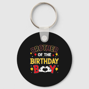 Brother Of The Birthday Boy Matching Family Birthd Key Ring