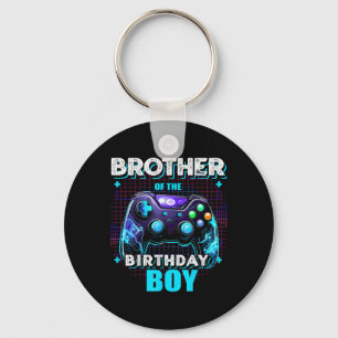 Brother Of The Birthday Boy Matching Family Video  Key Ring