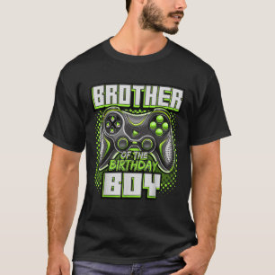 Brother of the Birthday Boy Matching Family Video  T-Shirt