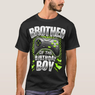 Brother of the Birthday Boy Matching Video Game Bi T-Shirt