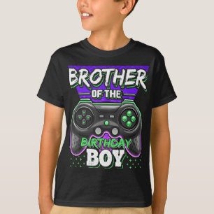 Brother of the Birthday Boy Matching Video Game T-Shirt