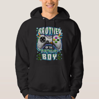 Brother of the Birthday Boy Matching Video Gamer P Hoodie