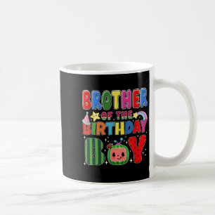 Brother Of The Birthday Boy Melon Family Matching Coffee Mug