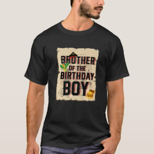 Brother Of The Birthday Boy Pirate Theme 5th Bday T-Shirt