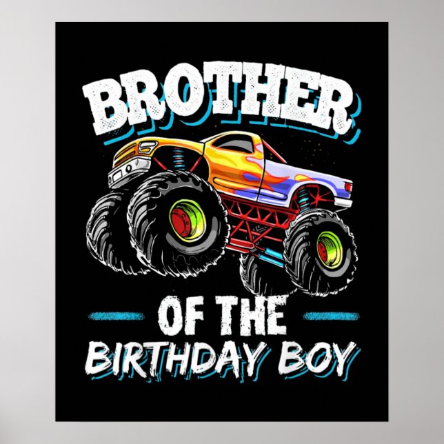 Brother of the Birthday Boy Poster (Front)