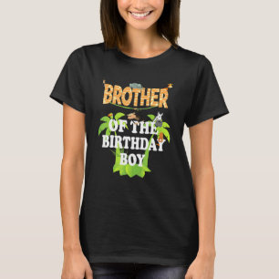 Brother Of The Birthday Boy Zoo Theme Animal Party T-Shirt