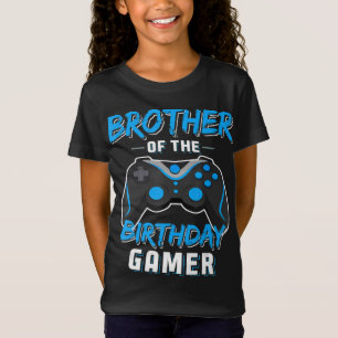 Brother Of The Birthday Gamer Birthday Boy Gaming T-Shirt