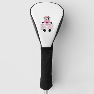 Brother Of The Birthday Girl Cow Family Party _1 Golf Head Cover