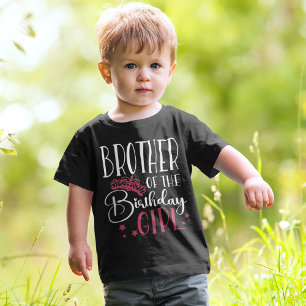 Brother of the Birthday Girl Custom Squad Matching T-Shirt