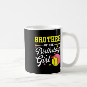 Brother Of The Birthday Girl Softll Player Theme B Coffee Mug