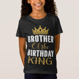Brother Of The Birthday King Boys Bday Party Gift T-Shirt