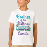 Brother of the Birthday Mermaid | Under the sea T-Shirt<br><div class="desc">Celebrate birthday with this special t-shirt,  personalised design</div>
