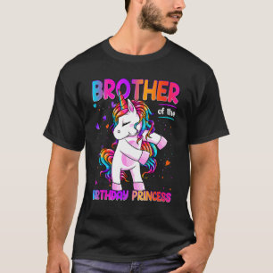 Brother of the Birthday Princess Girl Dabbing Unic T-Shirt