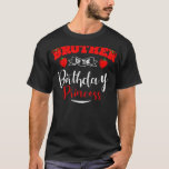 Brother Of The Birthday Princess Strawberry Theme  T-Shirt<br><div class="desc">Brother Of The Birthday Princess Strawberry Theme Bday Party</div>