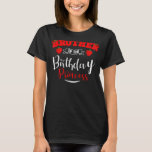 Brother Of The Birthday Princess Strawberry Theme  T-Shirt<br><div class="desc">Brother Of The Birthday Princess Strawberry Theme Bday Party</div>