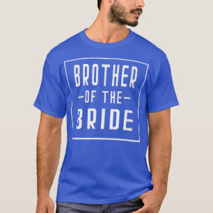 Brother of the Bride Bachelor Matching Group Big L T-Shirt
