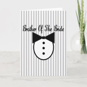 Brother of the Bride Card