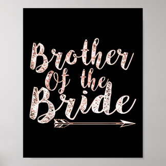 Brother Of The Bride Groom Wedding Bachelor Party  Poster