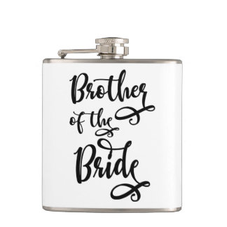 Brother of the Bride Hip Flask