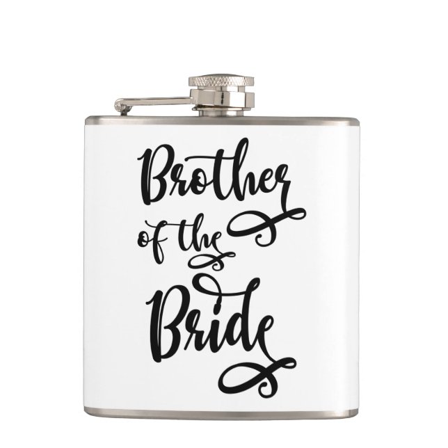 Brother of the Bride Hip Flask (Front)