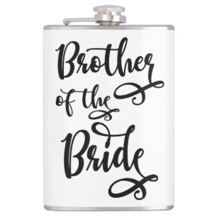 Brother of the Bride Hip Flask
